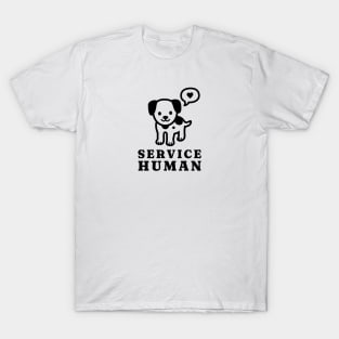 Service Human Kawaii Dog T-Shirt